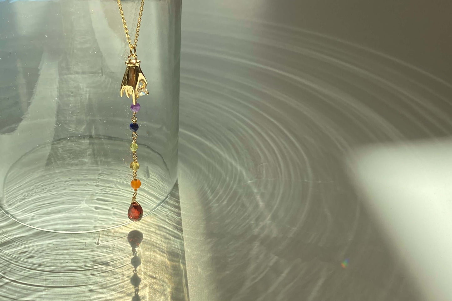 Chakra Lariat Necklace