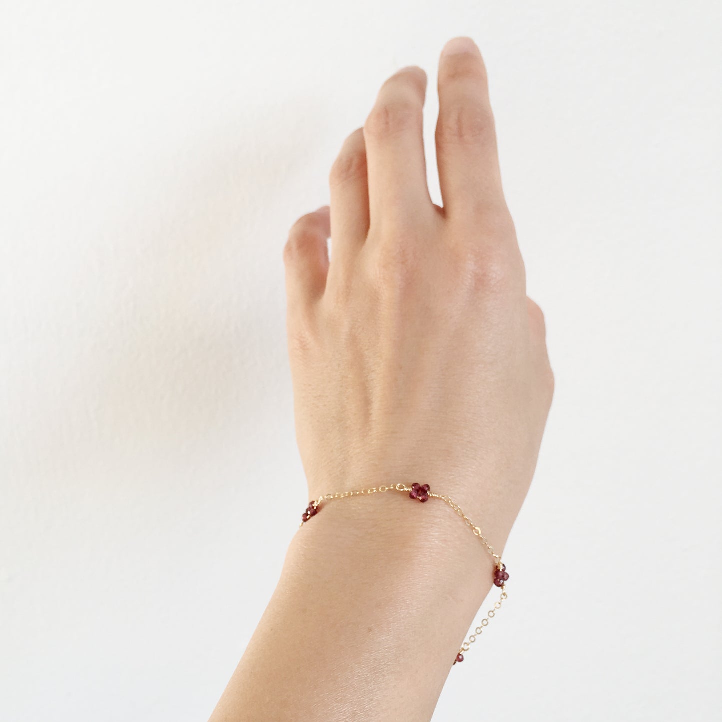 Mia Garnet Bracelet