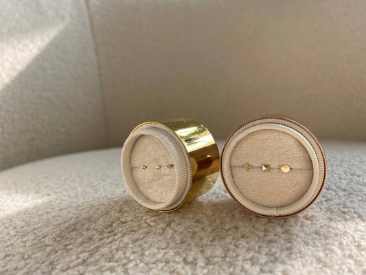 14K L-Shape Nose Ring