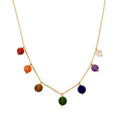 Chakra Dangling Necklace