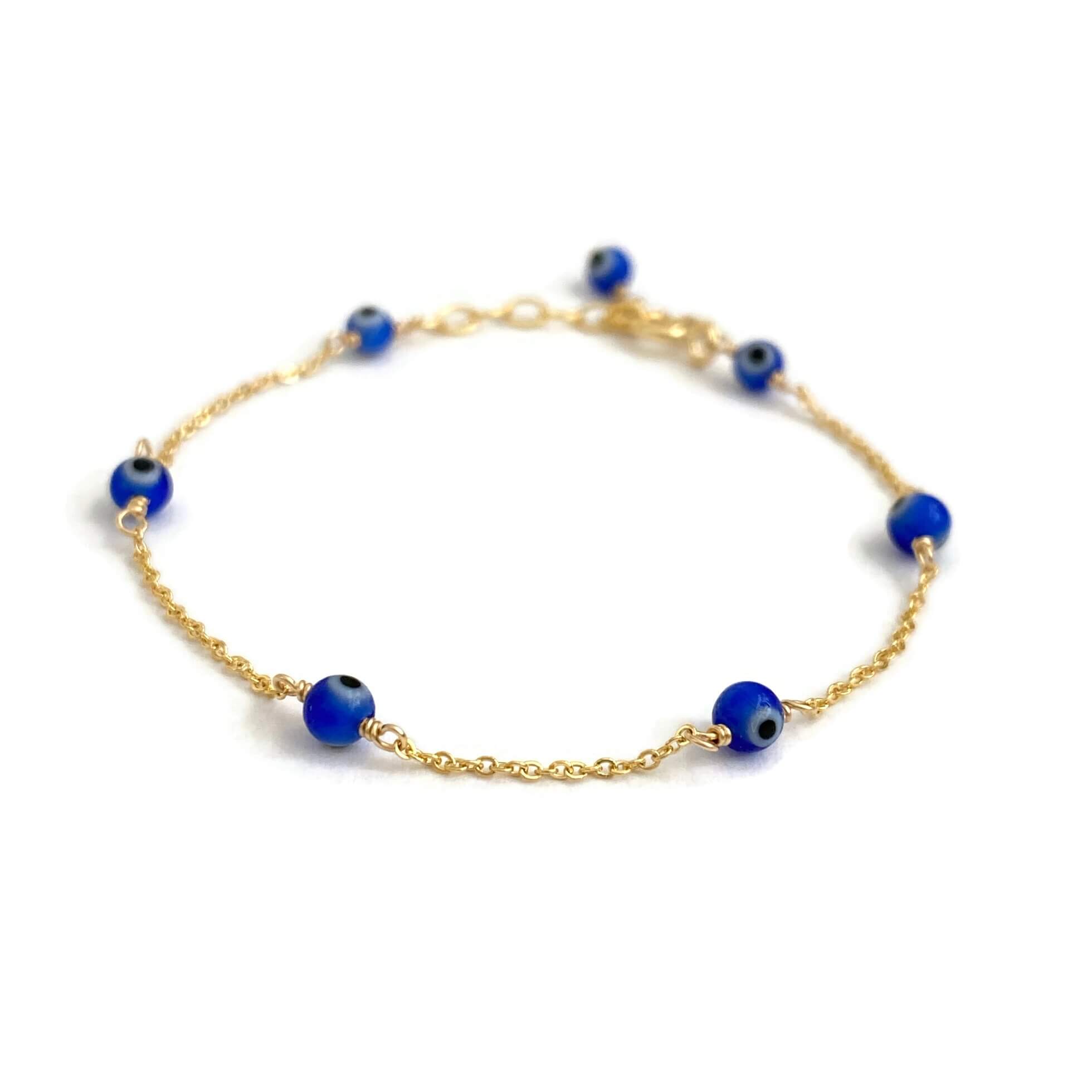 Blue Evil Eye Bracelet