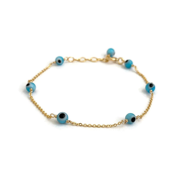 Blue Evil Eye Bracelet