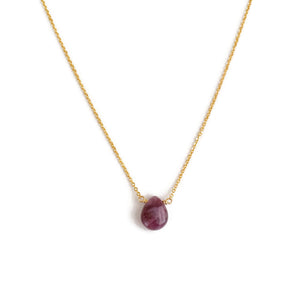 This is a lepidolite healing crystal necklace for calming. 