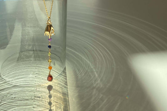 Chakra Lariat Necklace