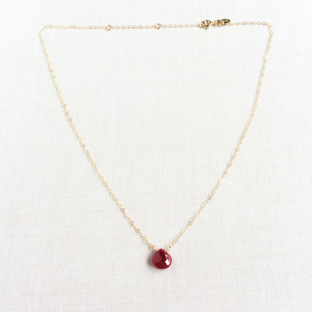 22Kt yellow gold ruby beaded charm necklace best customized 18carat red  ruby necklace brides jewelry setg | TRIBAL ORNAMENTS
