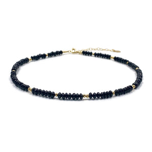 Black Tourmaline Choker Necklace