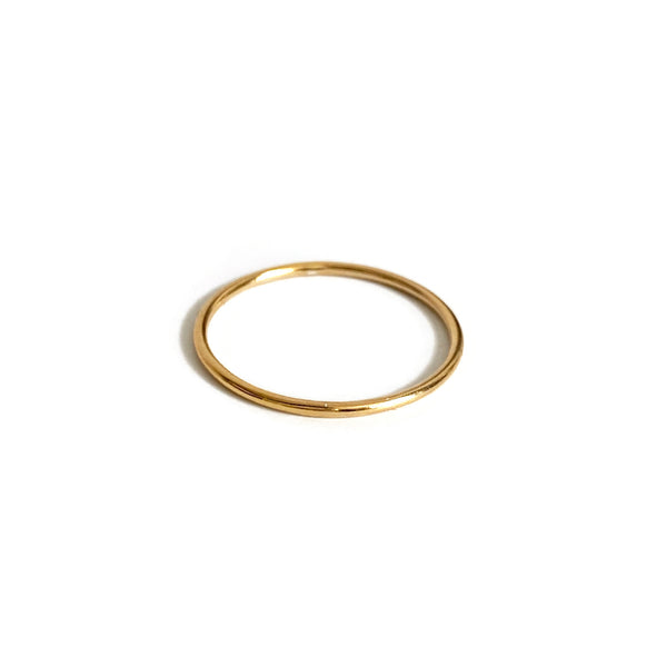 This is a  gold dainty stacking ring. 