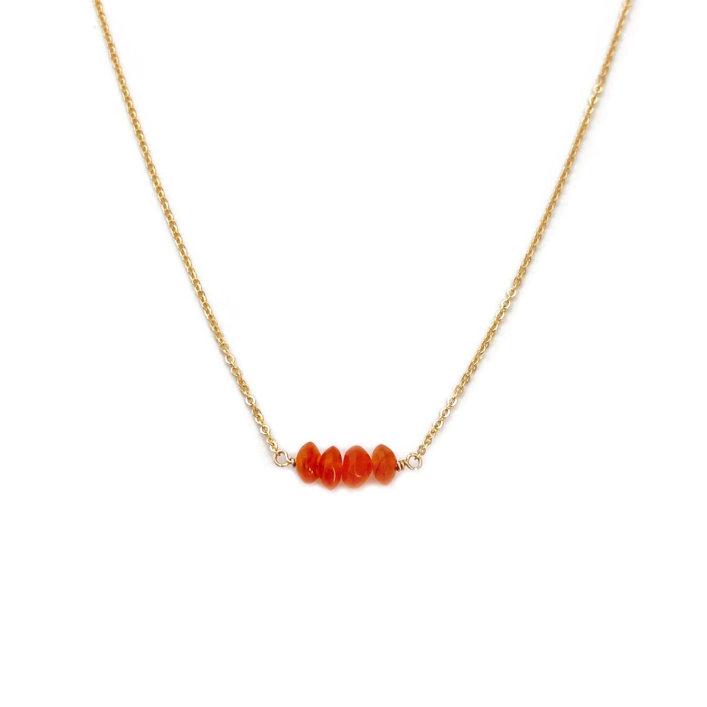 Carnelian Bead Necklace