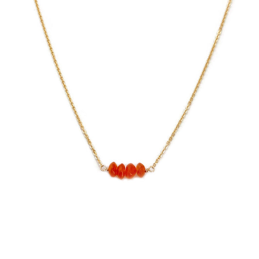 Carnelian Bead Necklace