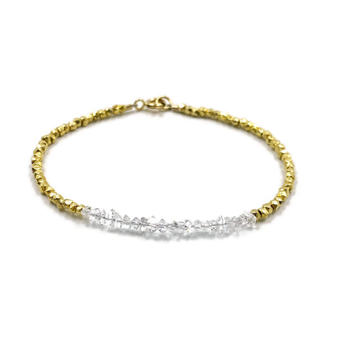 Nefertari Herkimer Diamond Bracelet