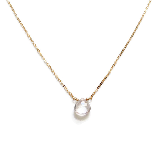  Elegant and classy, the gemstone for love necklace is prized for its pink color and is symbolic of unconditional love and peace. 