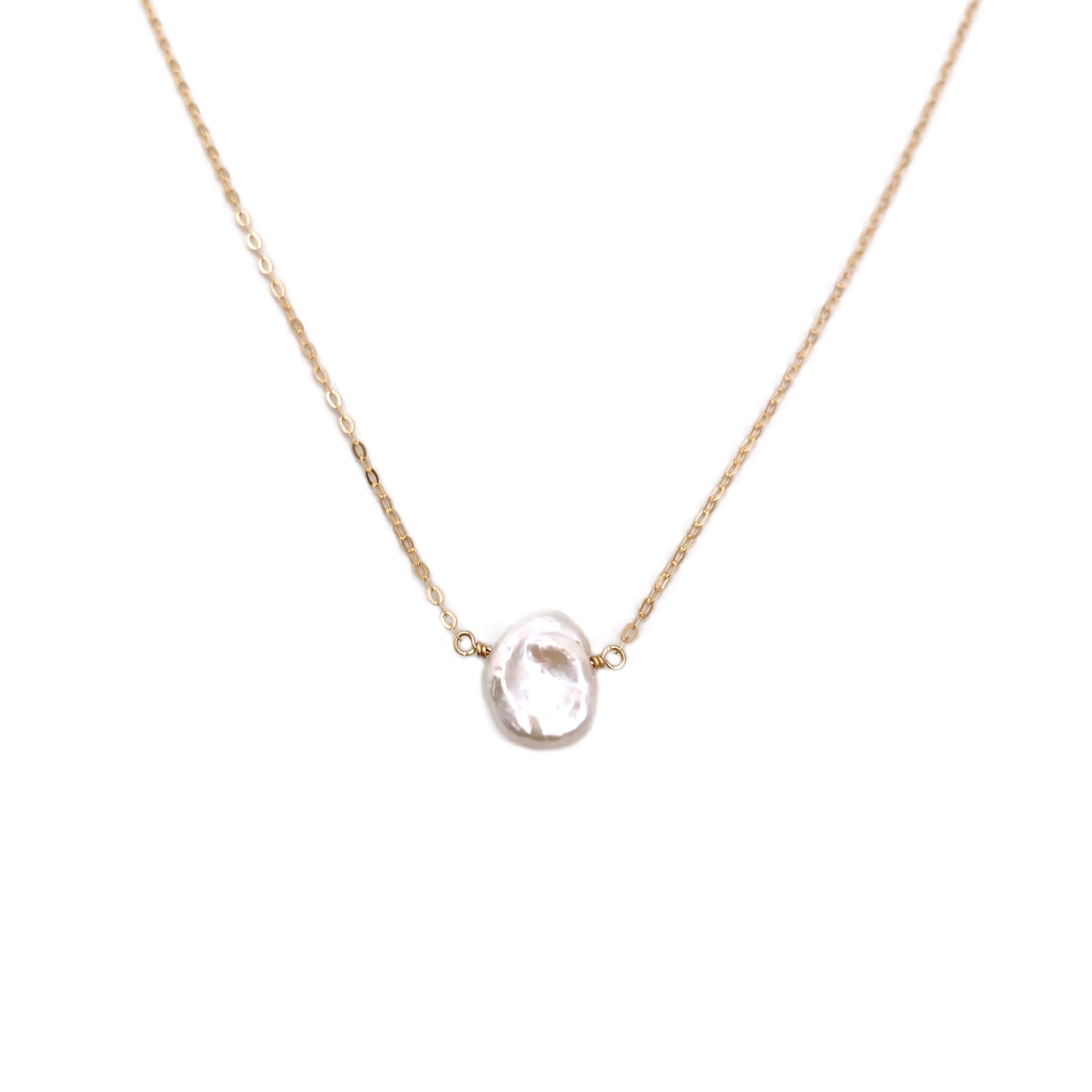 アクセサリー sCenes Special Small Keshi Necklece ST7 Small Grey Keshi Pearl Necklace