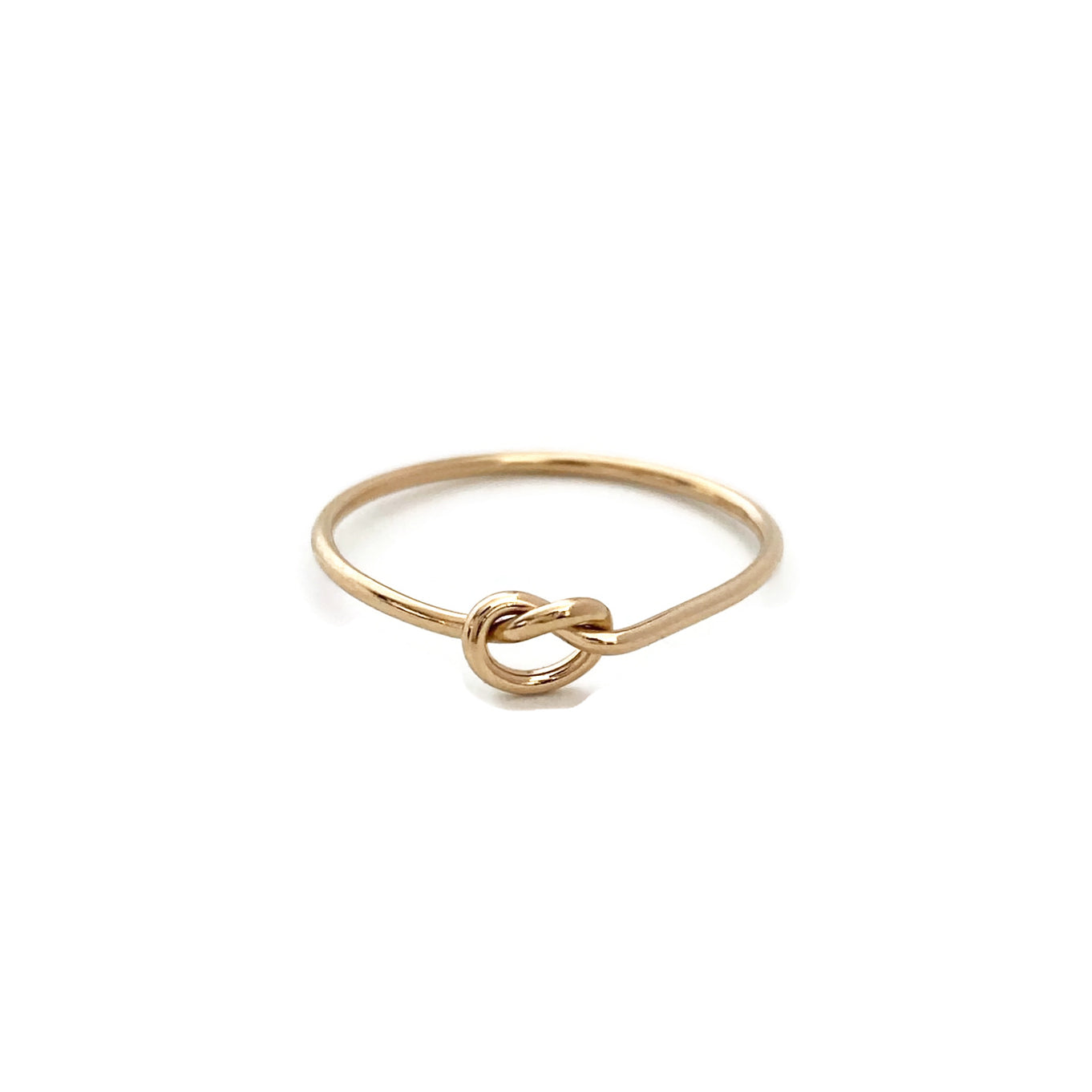 This dainty love knot ring is a cute ring that you can wear it for everyday.