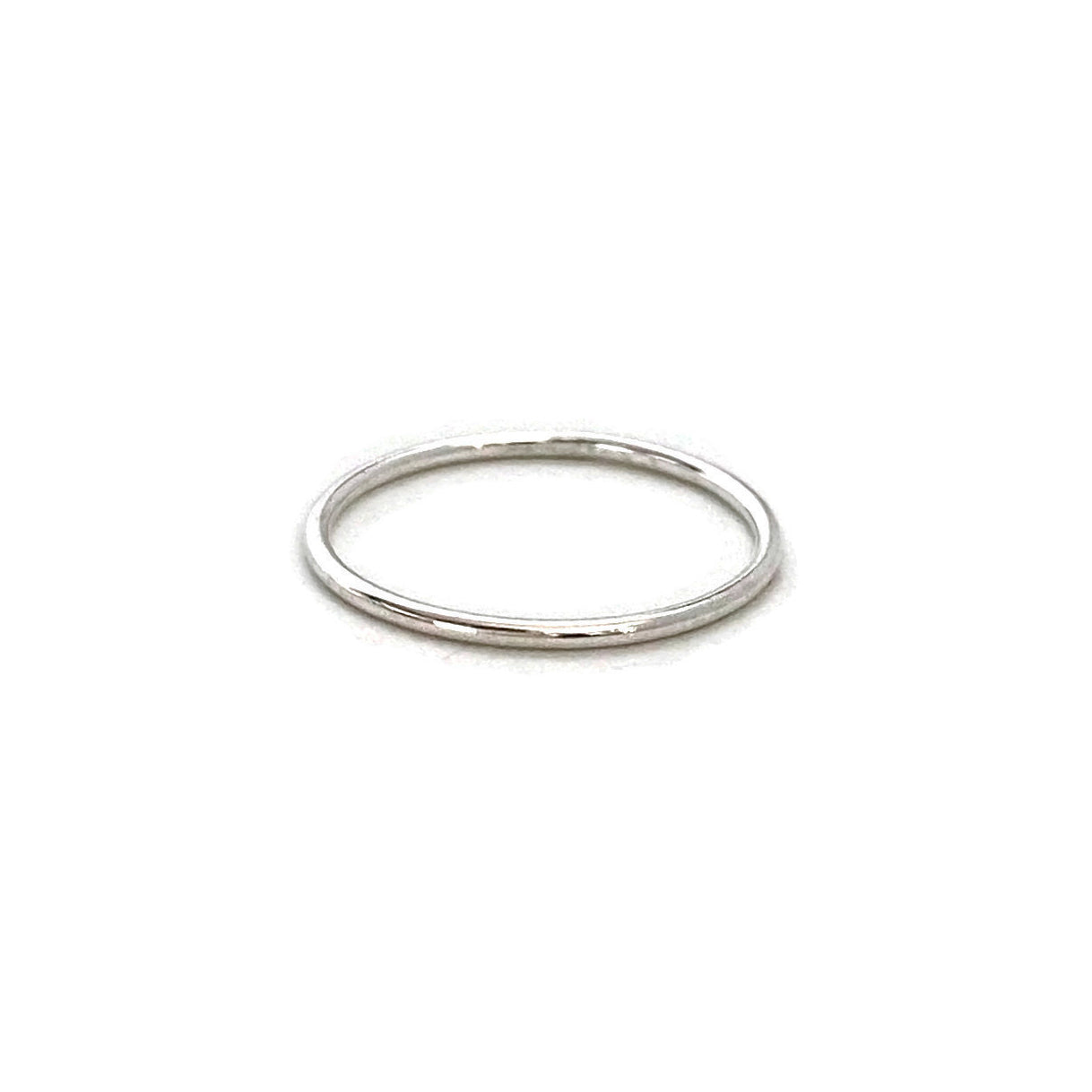 This is a sterling silver thin ring which is made of 1mm sterling silver wire. 