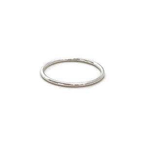 This is a sterling silver thin ring which is made of 1mm sterling silver wire. 